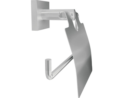 Kovový držiak toaletného papiera s krytom