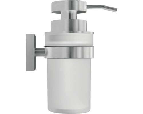 Nástenný dávkovač mydla zo skla a kovu