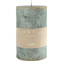 Rustikálna stĺpová sviečka s papierovým pásikom