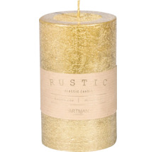 Rustikálna metalická stĺpová sviečka od Artman
