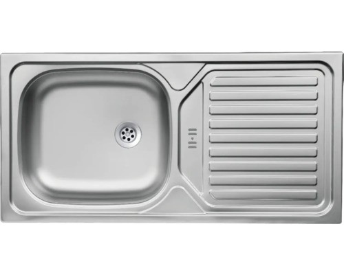 Nerezový drez s odkvapkávacou plochou