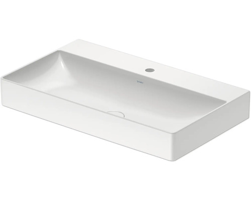 Umývadlo na skrinku DURAVIT DuraSquare sanitárna keramika biela 80 cm 2353800041 Umývadlo na skrinku DURAVIT DuraSquare sanitárna keramika biela 80 cm 2353800041