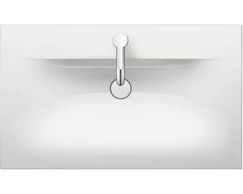 Umývadlo s vodovodnou batériou zhora