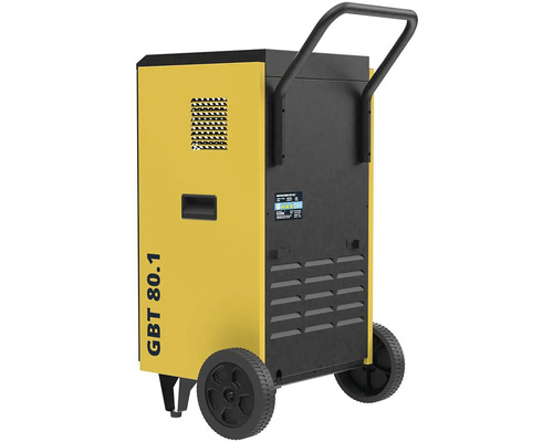 Odhvlhčovač vzduchu s kolieskami a rukoväťou pre mobilné použitie