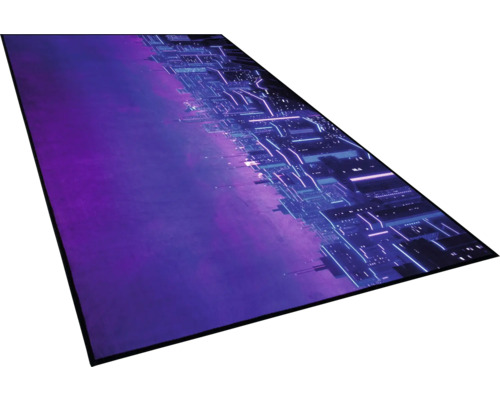Herná podložka s motívom digitálneho mesta