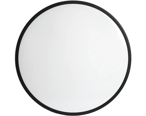 Okrúhle LED stropné svietidlo s čiernym okrajom