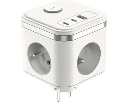Zásuvková kocka s USB portami