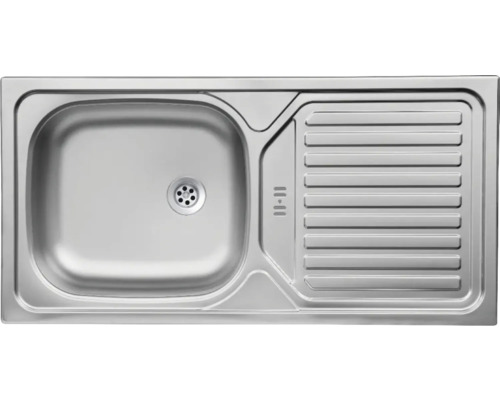 Nerezový drez s odkvapkávacou plochou