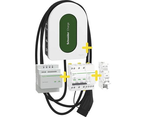 Nabíjacia stanica Schneider Electric - Wallbox pre elektromobily 11kW, vr. prístrojov na ochranu, riadenie a správu výkonu