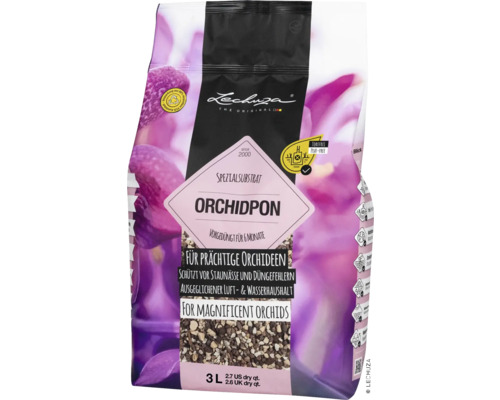 Granulát pre orchidey Lechuza Orchipon 3 l organicko-minerálny substrát predhnojený 6-8 mesiacov, bez rašeliny Granulát pre orchidey Lechuza Orchipon 3 l organicko-minerálny substrát predhnojený 6-8 mesiacov, bez rašeliny