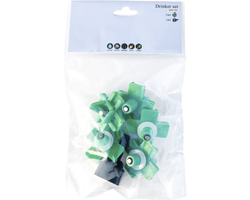 Súprava napájadiel s piatimi napájadlami a jedným nástrojom