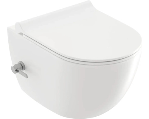 Závesné hlboké splachovacie WC s prípojkou splachovacej vody