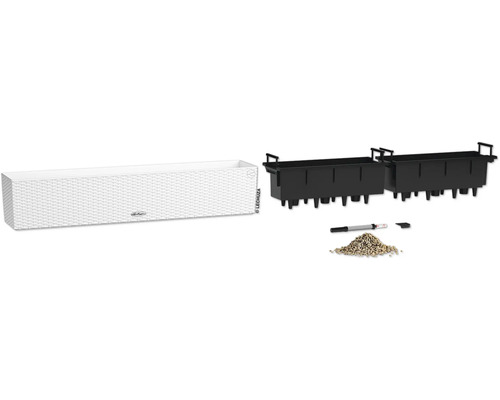 Lechuza Balconera kvetináč s vložkami, substrátom a ukazovateľom hladiny vody