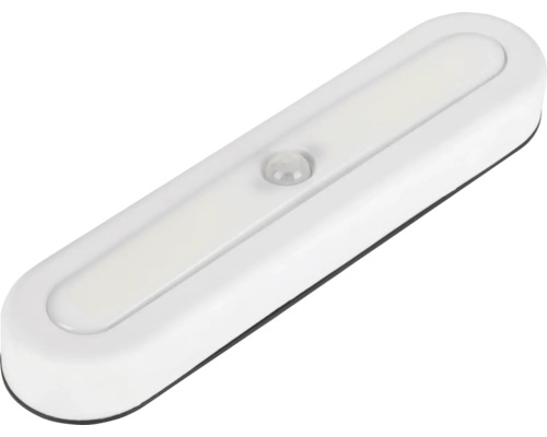 LED nástenné svietidlo QLink 3 W 190 lm 5500 K 17 cm biele s pohybovým senzorom 2 ks