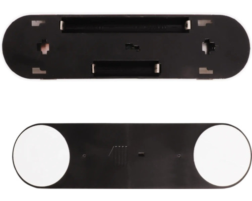 Zadná strana LED nástenného svietidla s priestorom pre batérie