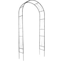 Kovová ružová brána do záhrady