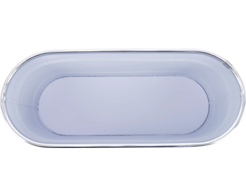 Oválna zinková vaňa do záhrady