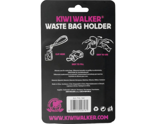 Obal na zásobník vreciek na psie exkrementy Kiwi Walker