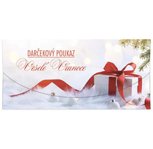 Darčekový poukaz s vianočným motívom