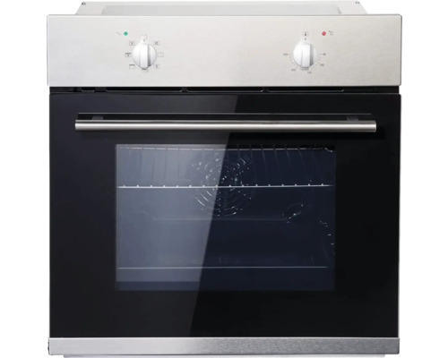 Vstavaná rúra so sklenenými dverami a otočnými gombíkmi