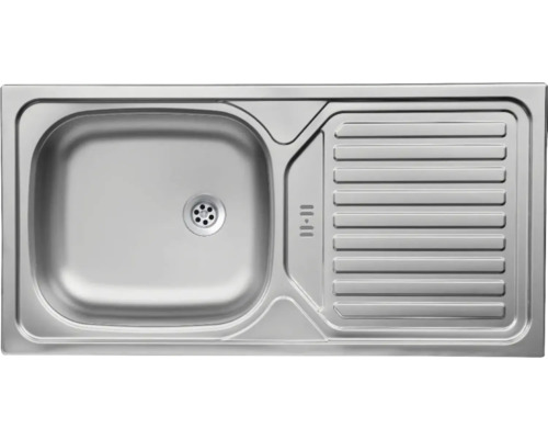 Nerezový drez s odkvapkávacou plochou