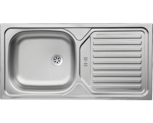 Nerezový drez s odkvapkávacou plochou