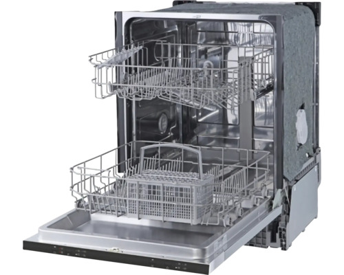 Otvorená umývačka riadu s dvoma košmi