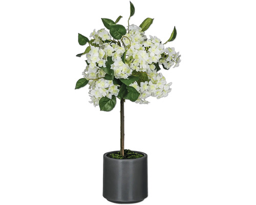 Umelá rastlina hortenzie na kmienku výška 71 cm