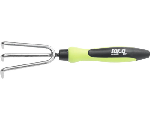 Záhradný kultivátor s tromi hrotmi a rukoväťou od spoločnosti for_q