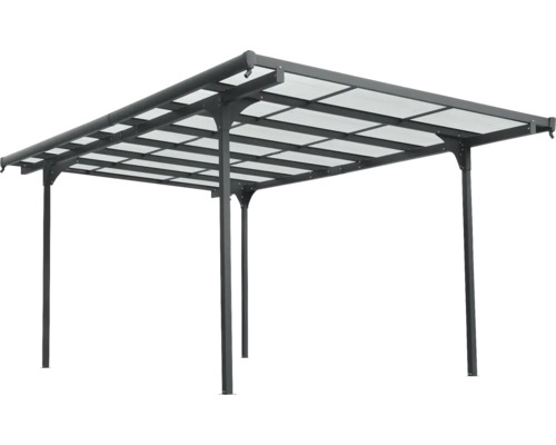 Pavilón s priehľadnou strechou a kovovým rámom