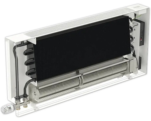Prierez radiátorom s regulačným ventilom
