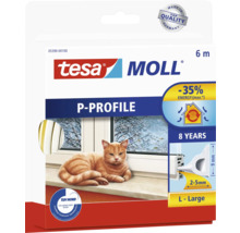 Tesnenie Tesa Moll P-profil, 6 metrov, pre izoláciu okien