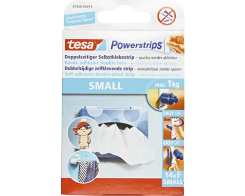 Powerstrips Small lepiaci prúžok 14 ks