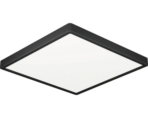 LED panel Eglo Fueva 6 CCT IP44 10,5 W 1700 lm 2700-6500 K 22 x 22 cm čierny Štvorcové stropné svietidlo