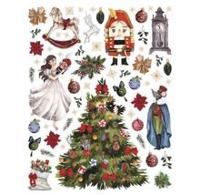 Dekoratívne vianočné postavy na dekoráciu stien