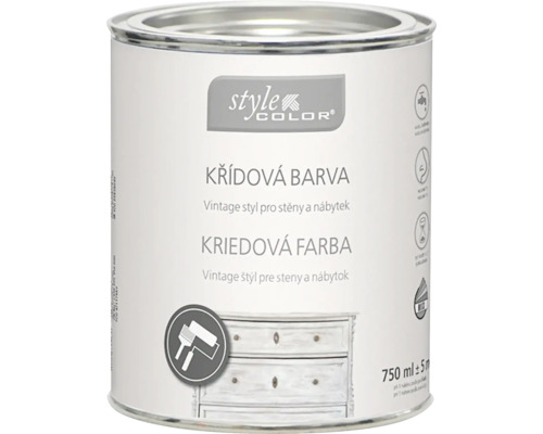 StyleColor Kriedová farba 750 ml svetlosivá