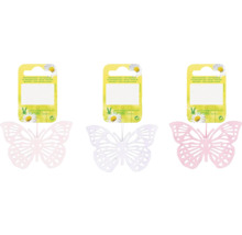 Dekoratívne drevené motýle na prívesku