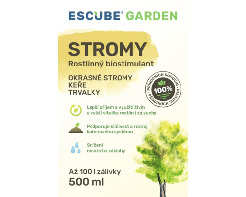 Rastlinný biostimulant ESCUBE GARDEN Stromy 500 ml