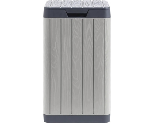 Úložný box z plastu s vzhľadom dreva