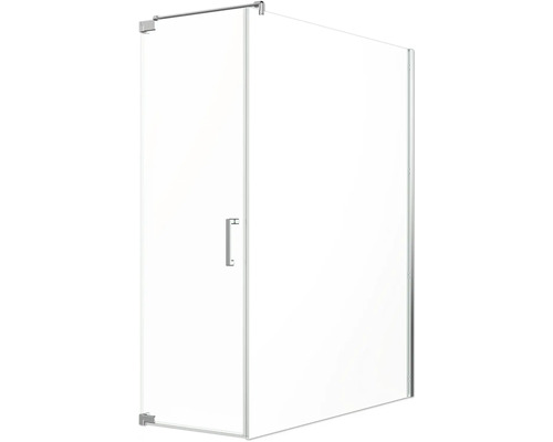 Sprchové dvere s bočnou stenou Jungborn SETTE 70 x 140 cm farba rámu chróm dekor skla číre sklo Sprchové dvere s bočnou stenou Jungborn SETTE 70 x 140 cm farba rámu chróm dekor skla číre sklo