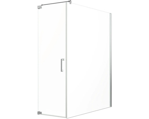Sprchové dvere s bočnou stenou Jungborn SETTE 70 x 160 cm farba rámu chróm dekor skla číre sklo Sprchové dvere s bočnou stenou Jungborn SETTE 70 x 160 cm farba rámu chróm dekor skla číre sklo