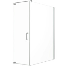 Sklenené sprchové dvere s rukoväťou