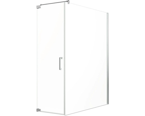 Sprchové dvere s bočnou stenou Jungborn SETTE 75 x 160 cm farba rámu chróm dekor skla číre sklo Sprchové dvere s bočnou stenou Jungborn SETTE 75 x 160 cm farba rámu chróm dekor skla číre sklo