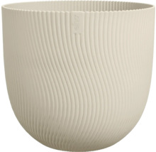 Kvetináč z plastu s vlnitou štruktúrou