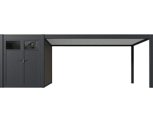 Záhradný domček so strieškou