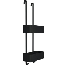 Závesný úložný priestor s dvoma policami do kúpeľňovej sprchy