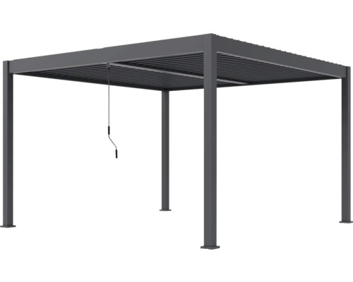Voľne stojaca hliníková pergola s nastaviteľnými lamelami