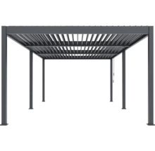 Hliníková pergola s lamelovou strechou