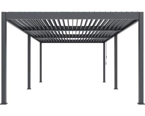 Hliníková pergola s lamelovou strechou