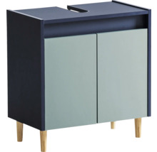 Skrinka pod umývadlo s dvomi dvierkami a nožičkami